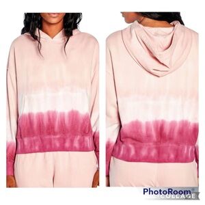 NWT Wildfox Tie Dye Pink Ombré Dip Dyed Hoodie